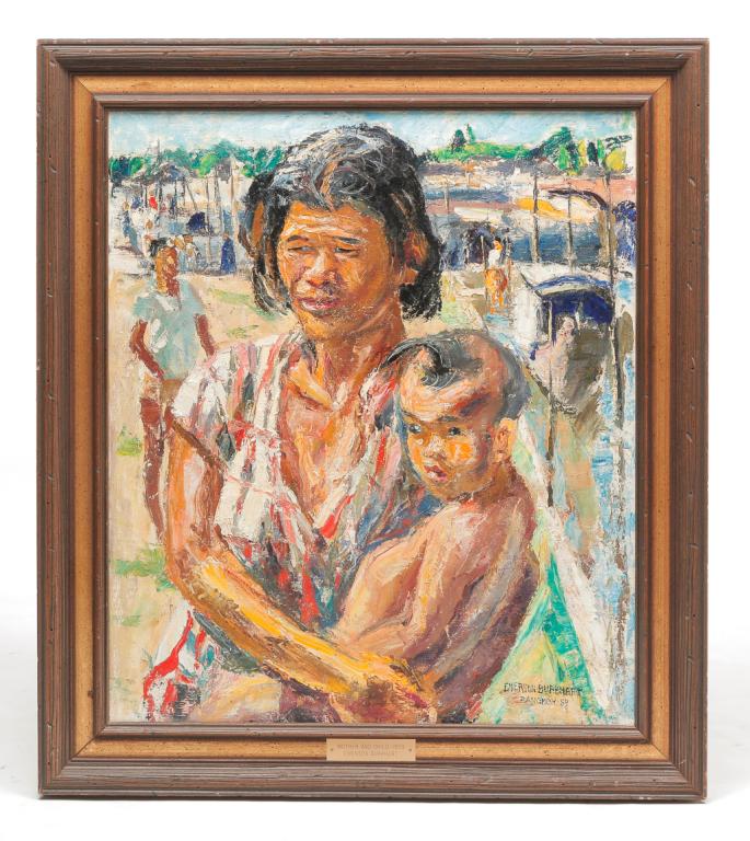 THAI MOTHER AND CHILD BY EMERSON BURKHART. (1 of 5)