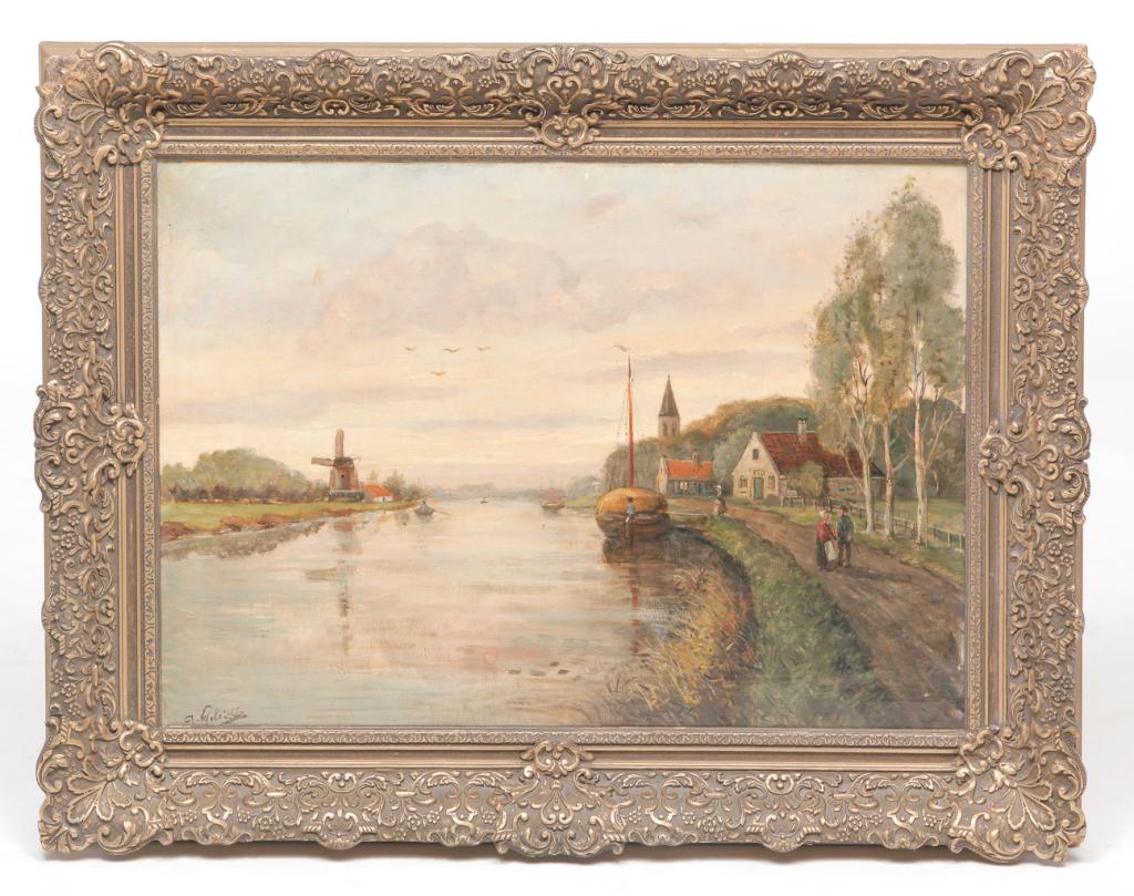 DUTCH CANAL SCENE. (1 of 3)