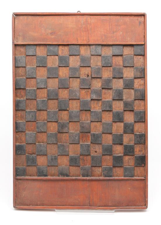 AMERICAN DECORATED GAMEBOARD. (1 of 2)