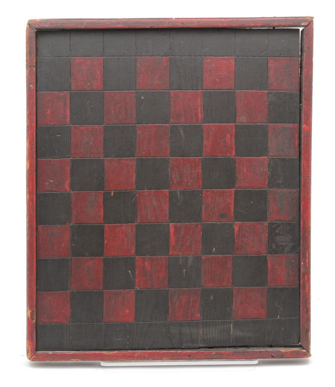 AMERICAN DECORATED GAMEBOARD. (1 of 2)