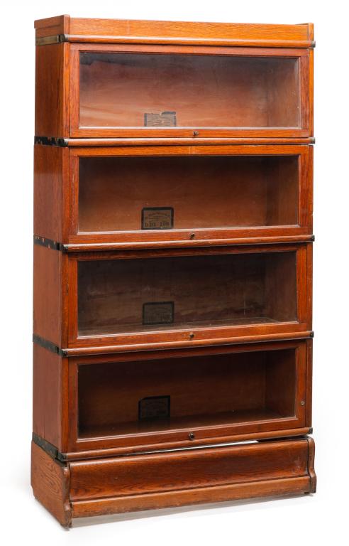 AMERICAN "GLOBE WERNICKE" BOOKCASE. (1 of 5)
