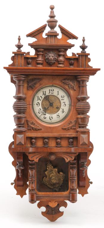 GERMAN WALL CLOCK. (1 of 3)