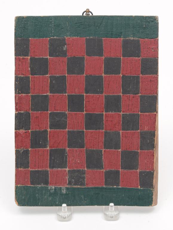 AMERICAN DECORATED GAMEBOARD. (1 of 2)