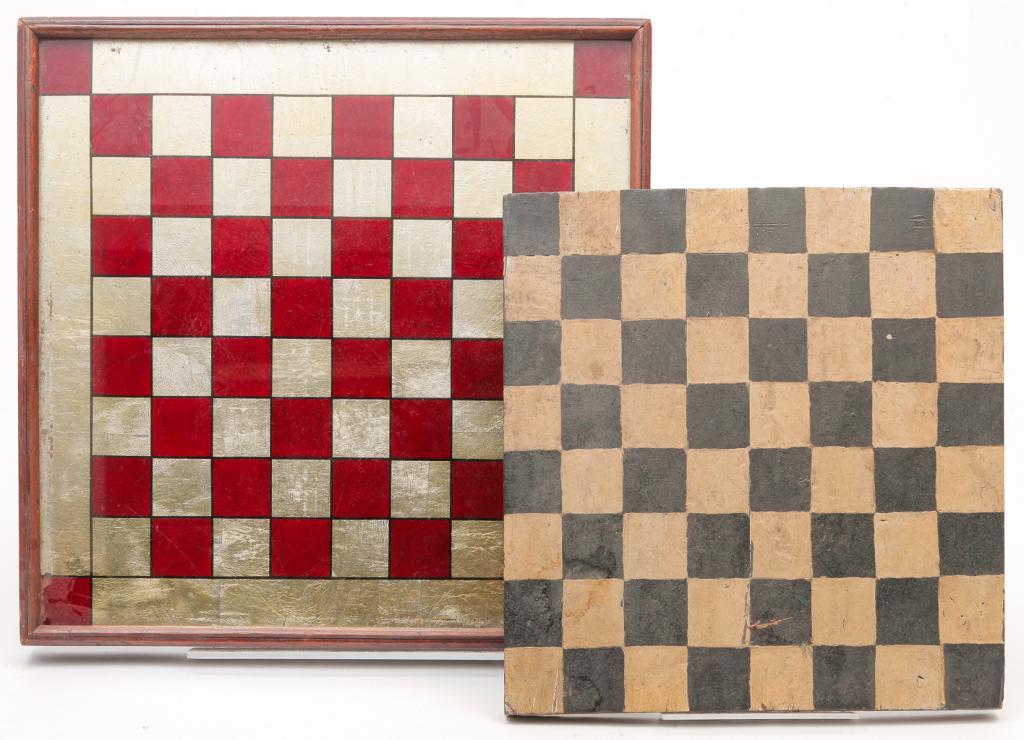 TWO AMERICAN GAMEBOARDS. (1 of 3)