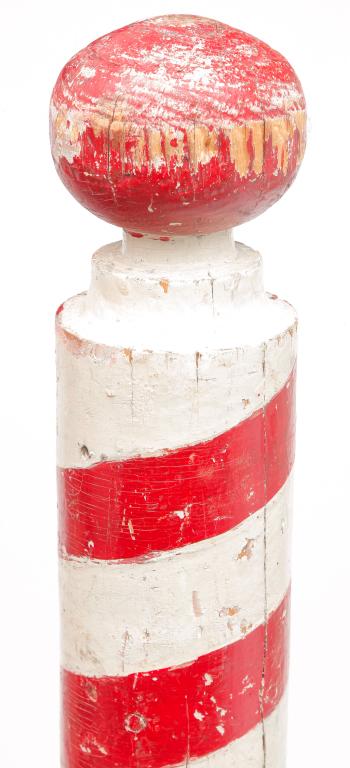 AMERICAN BARBER POLE. (1 of 4)