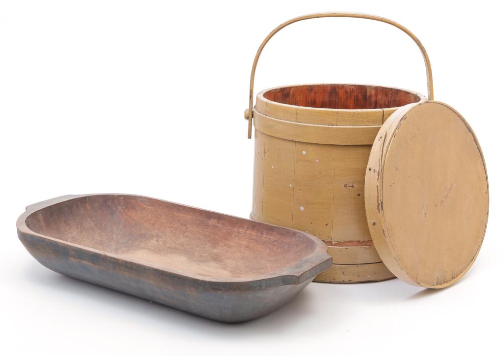 AMERICAN FIRKIN AND TRENCHER. (1 of 6)