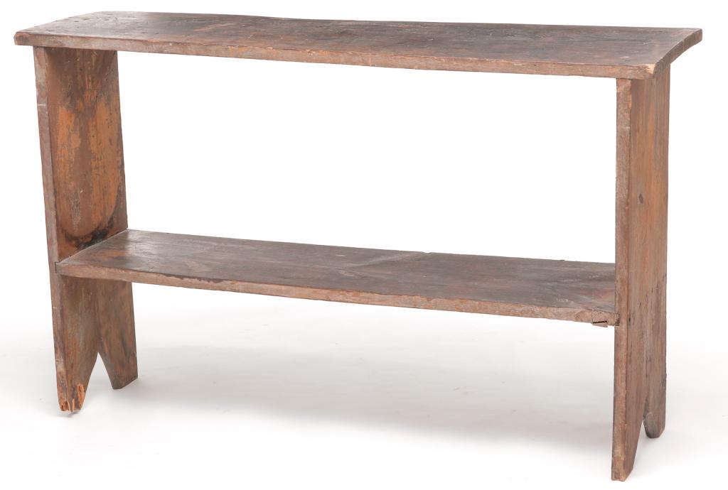 AMERICAN COUNTRY CROCK BENCH. (1 of 6)
