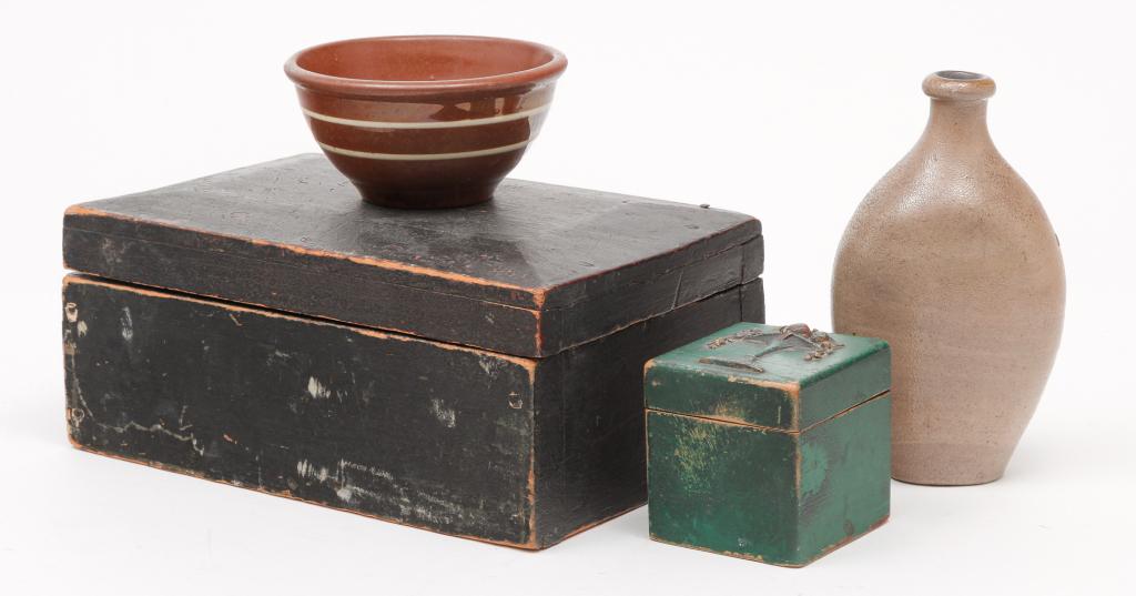 FOUR PIECE AMERICAN ECLECTIC LOT. (1 of 4)