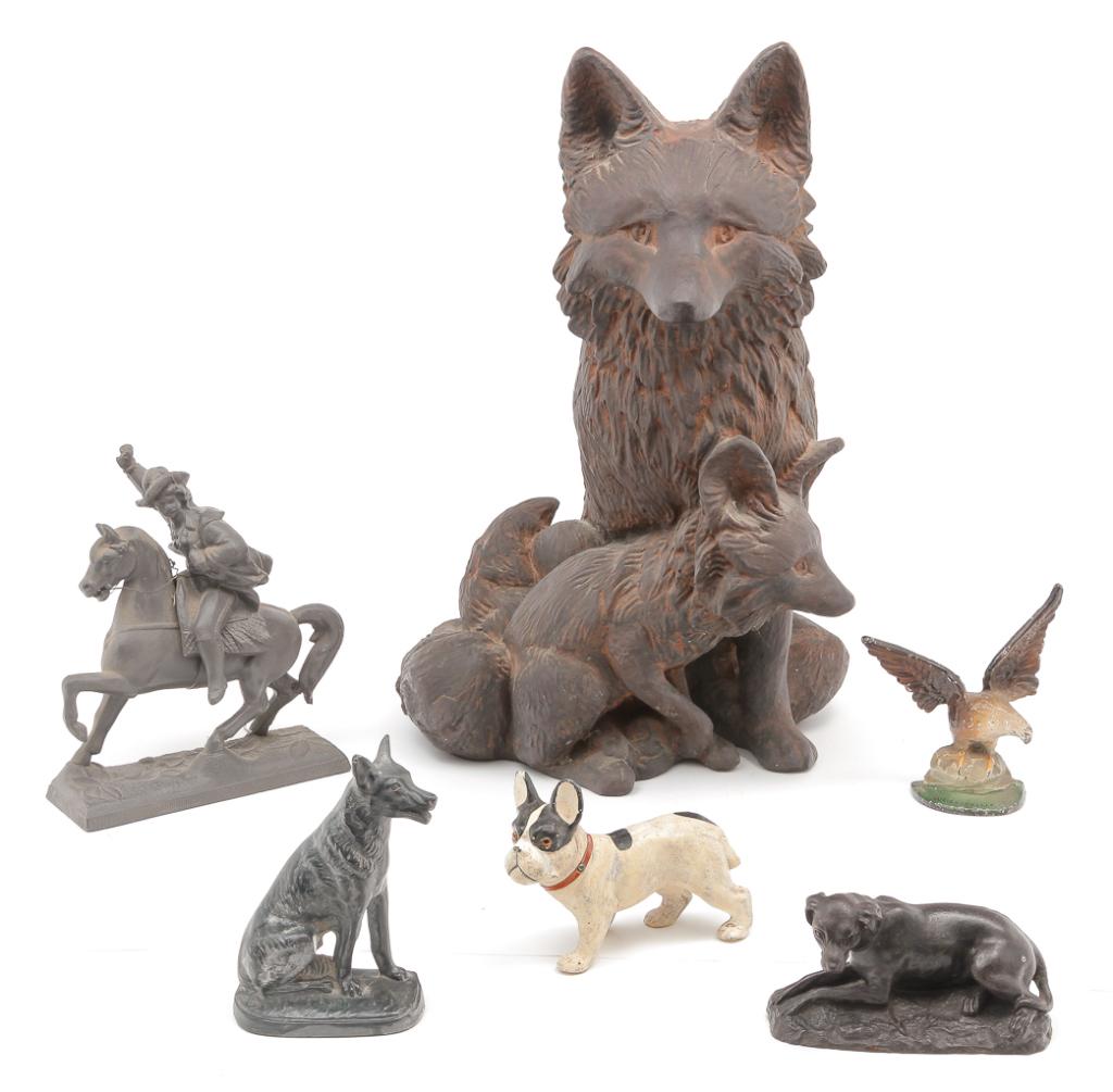 SIX AMERICAN FIGURES. (1 of 4)