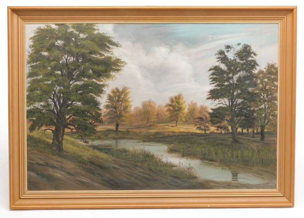 LANDSCAPE SIGNED "TURECKY". (1 of 5)