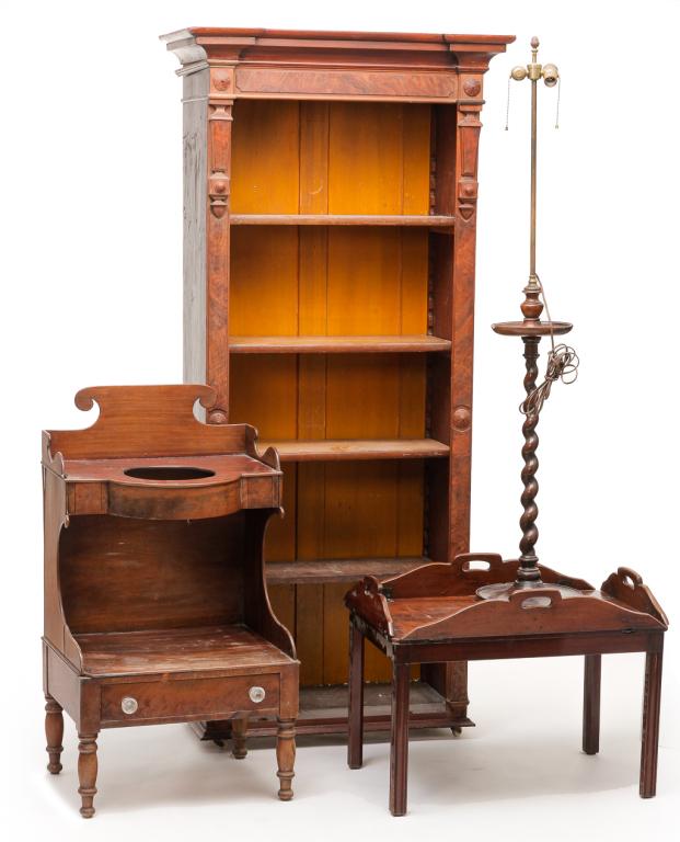 FOUR PIECES OF FURNITURE. (1 of 6)