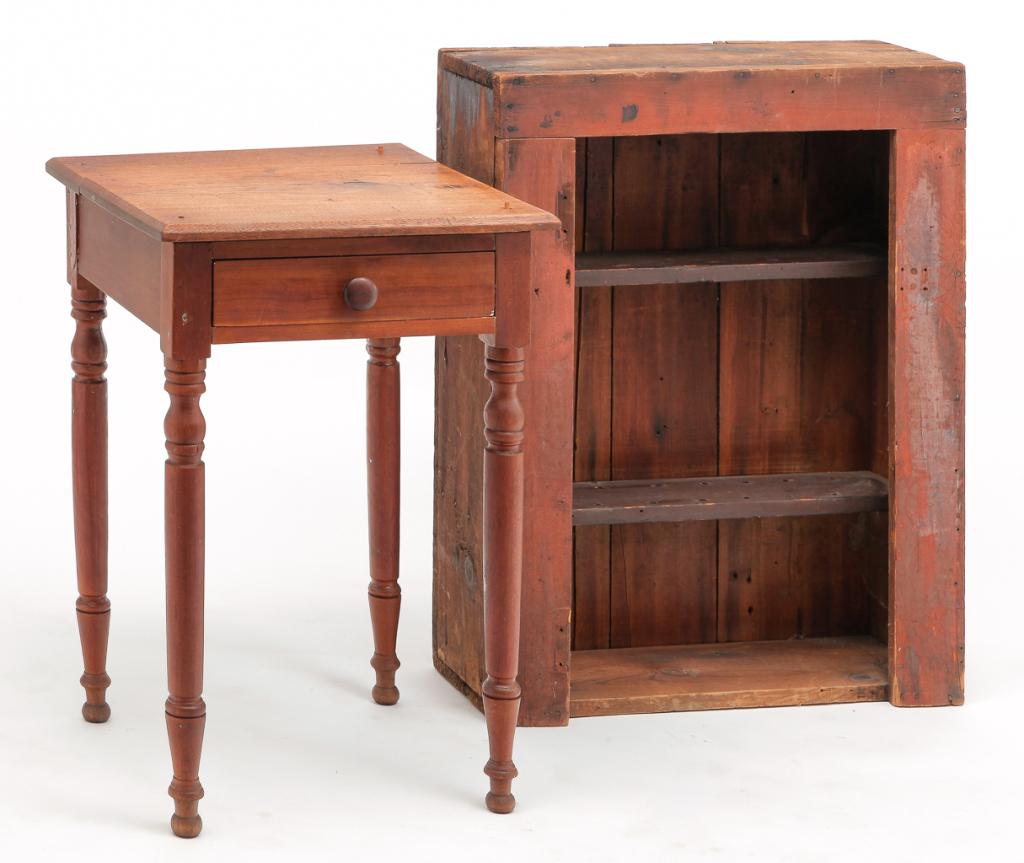 AMERICAN TABLE AND CUPBOARD TOP. (1 of 4)