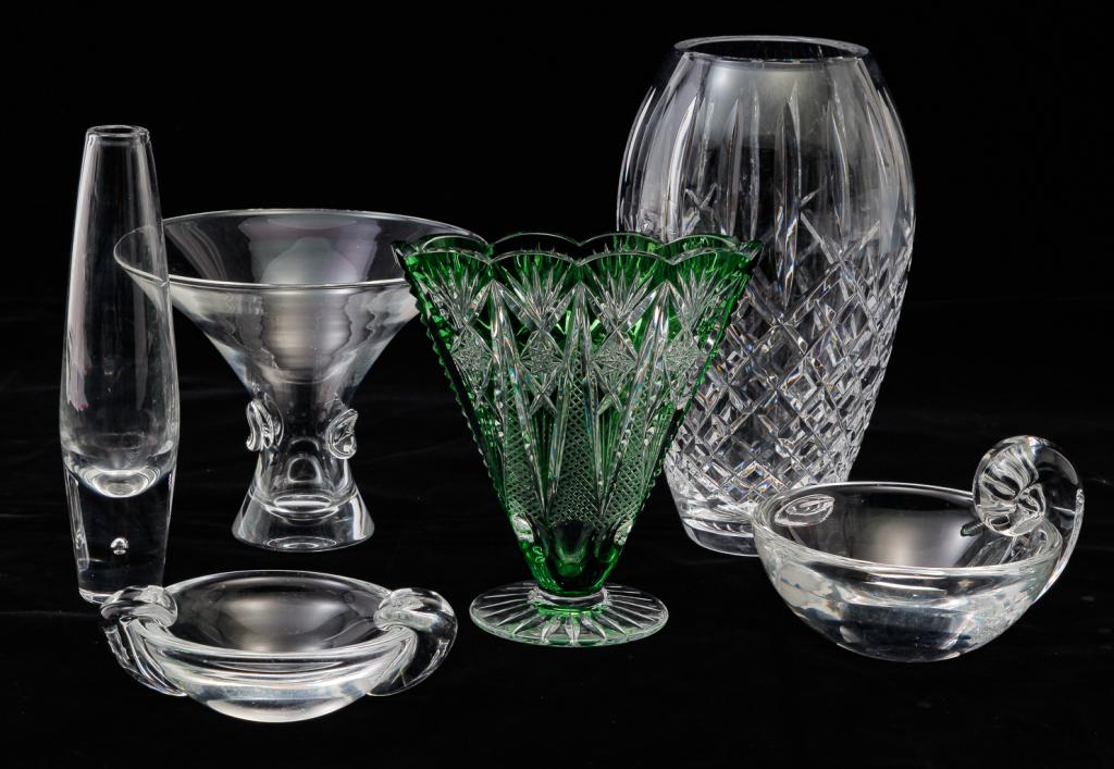 SIX PIECES OF CONTEMPORARY ART GLASS. (1 of 3)