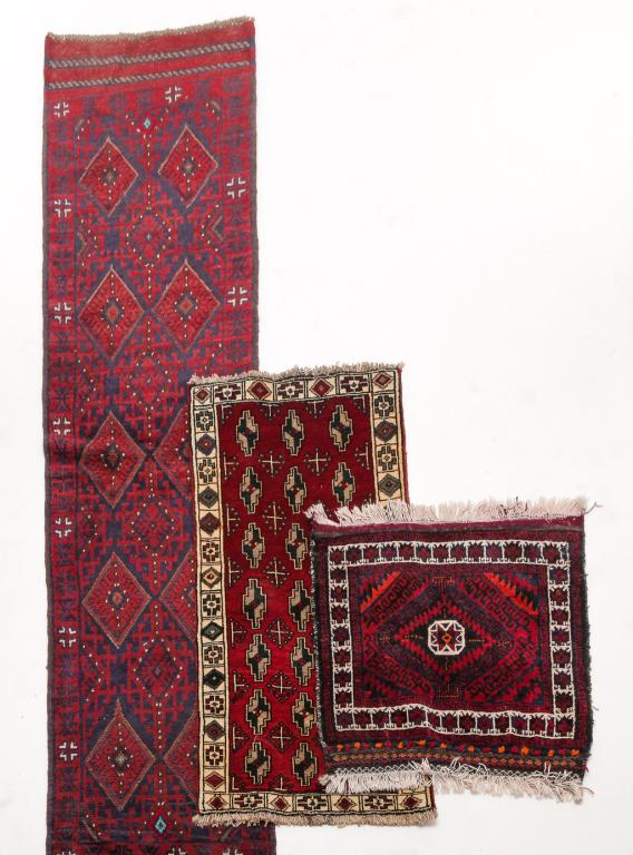 THREE ORIENTAL RUGS. (1 of 4)