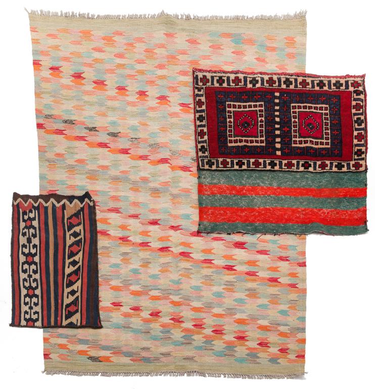 THREE KILIMS. (1 of 4)