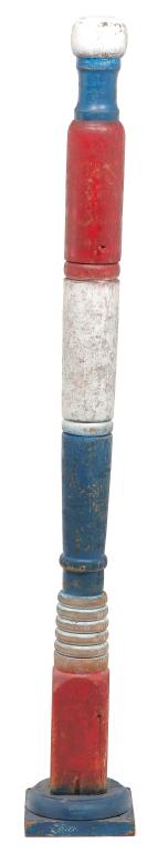 AMERICAN BARBER POLE. (1 of 4)