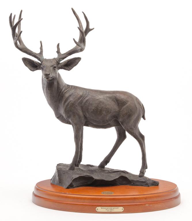 BRONZE ELK, TERRELL O'BRIEN. (1 of 3)