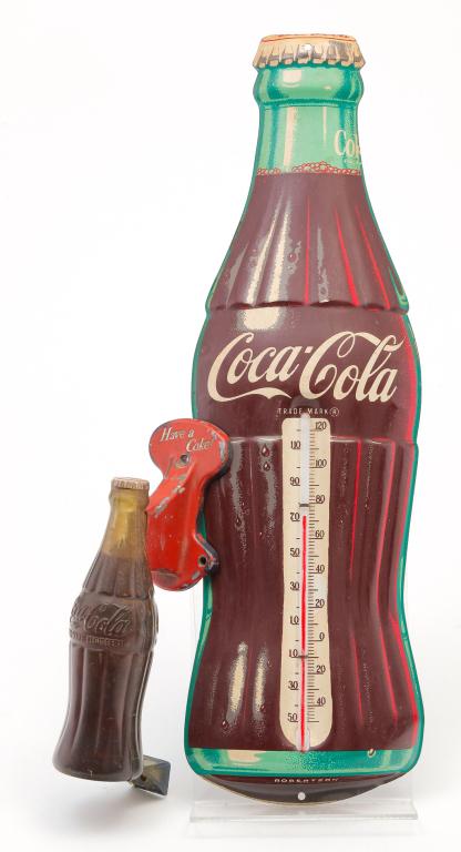 TWO AMERICAN COCA COLA ADVERTSING PIECES. (1 of 3)