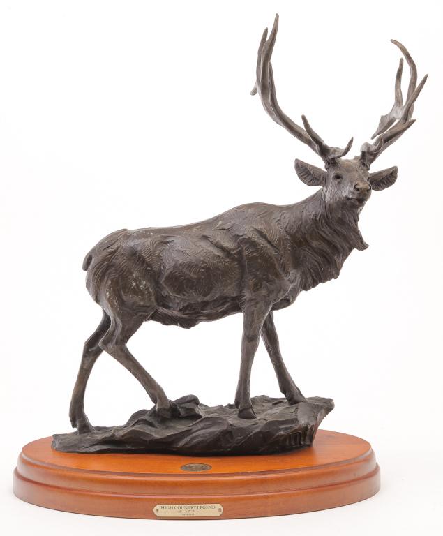 ELK BRONZE, TERRELL O'BRIEN. (1 of 3)
