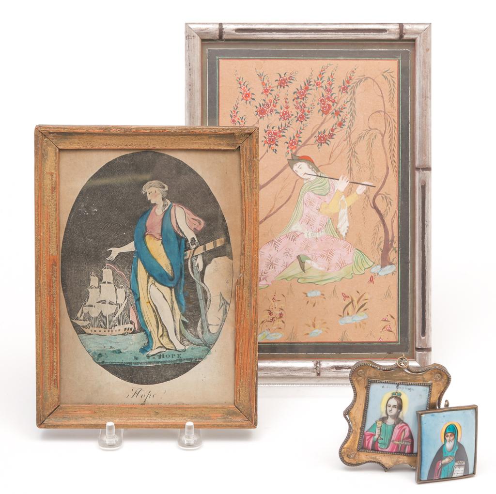 FOUR FRAMED PICTURES. (1 of 3)