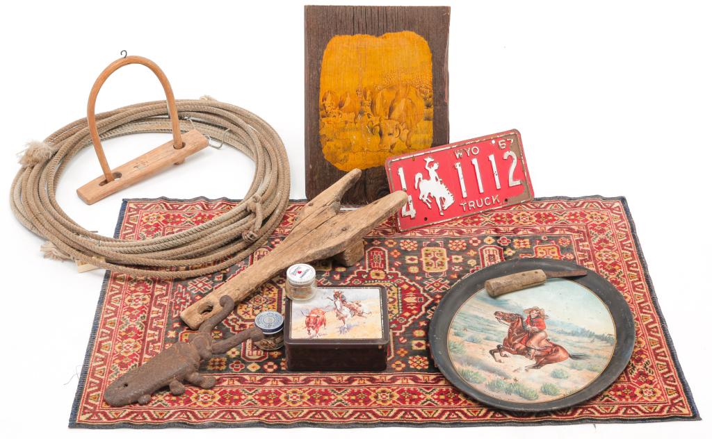 AMERICAN WEST THEMED ITEMS. (1 of 4)