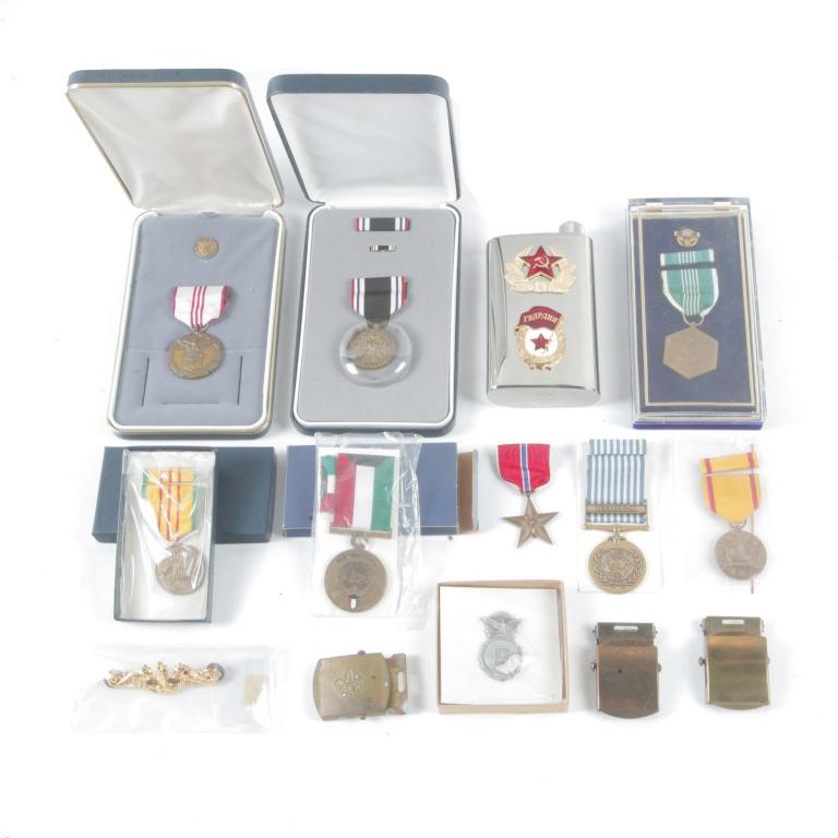 GROUP OF MILITARY MEDALS. (1 of 7)