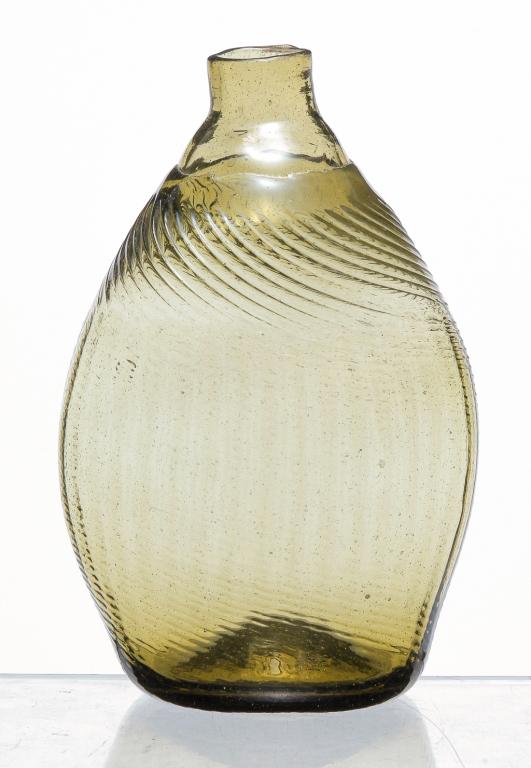 AMERICAN HALF POST PITKIN TYPE FLASK. (1 of 3)