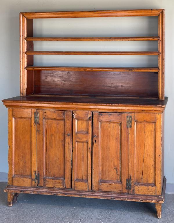 EUROPEAN WELSH CUPBOARD. (1 of 3)