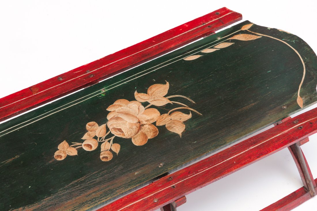 AMERICAN DECORATED SLED. (1 of 3)