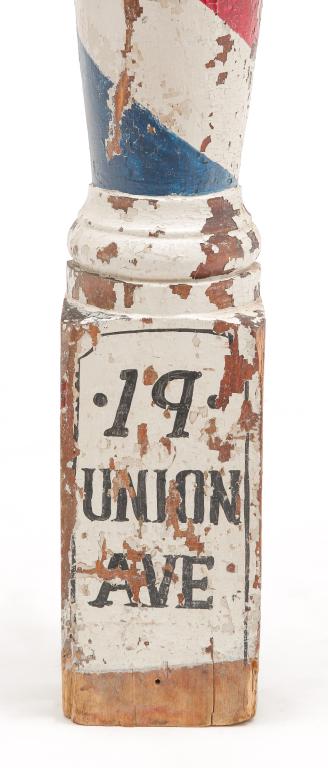 AMERICAN BARBER POLE. (1 of 3)