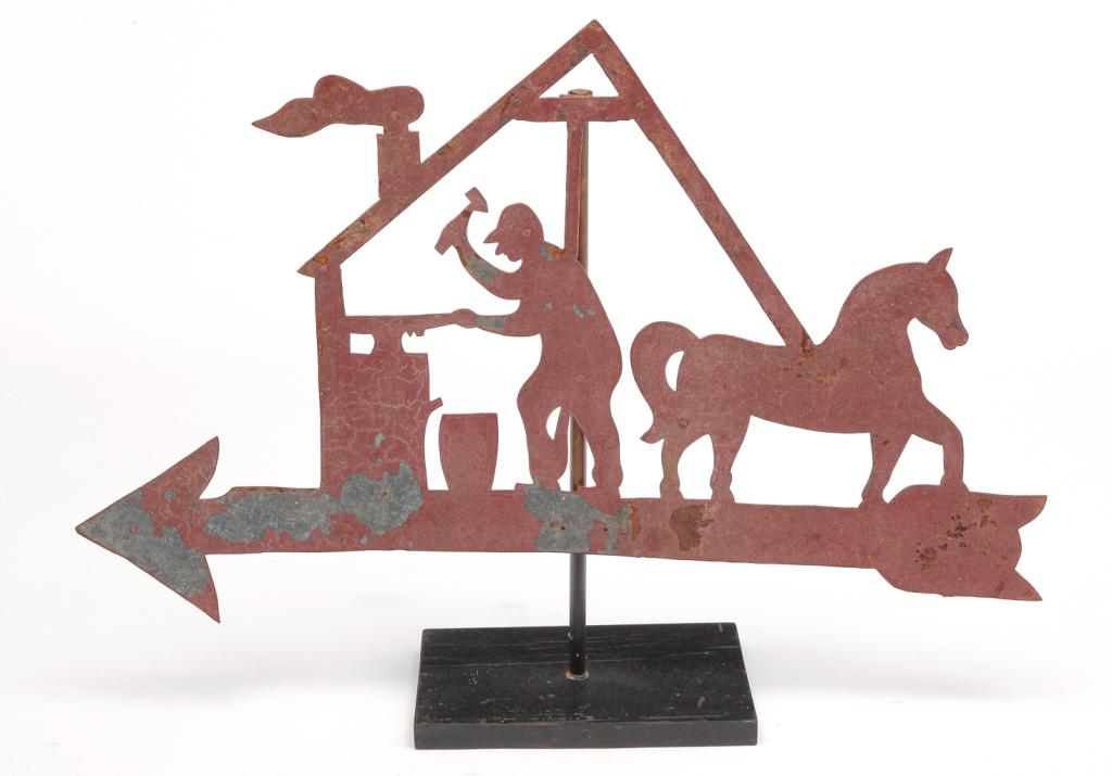 AMERICAN FOLK ART WEATHERVANE. (1 of 2)