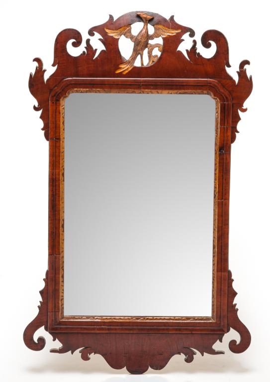 CHIPPENDALE MIRROR. (1 of 2)