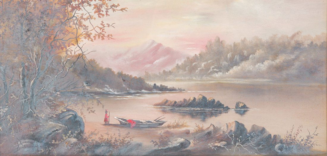 AMERICAN RIVER LANDSCAPE. (1 of 3)