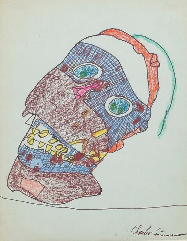 SKULL BY CHARLES SIMMONS. (1 of 4)