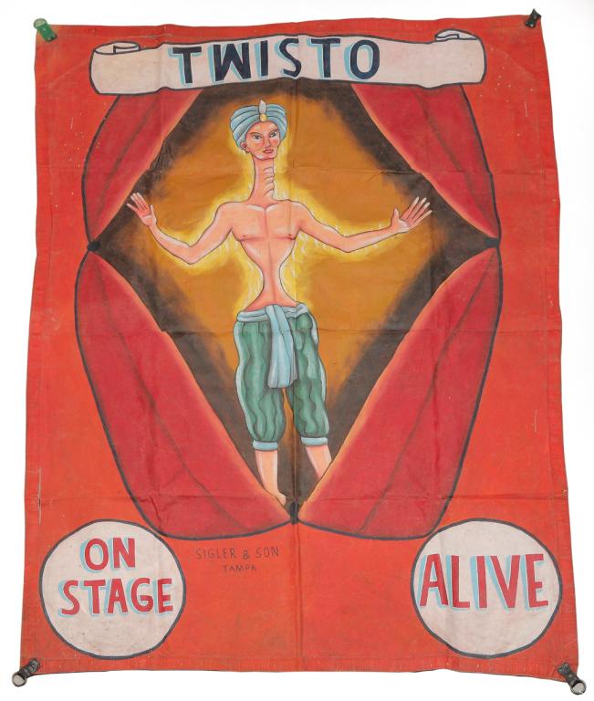 SIDE SHOW BANNER BY SIGLER & SON. (1 of 3)