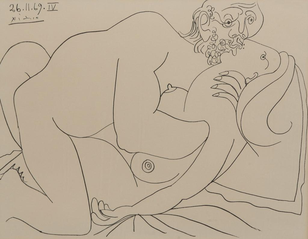 LE VENT D'ARLES PRINT IV BY PABLO PICASSO. (1 of 3)