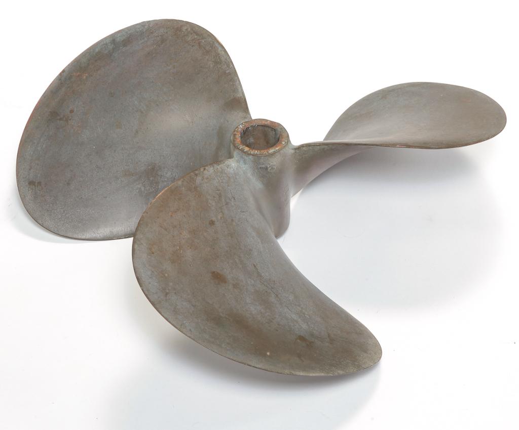 BRONZE NAUTICAL PROPELLER. (1 of 3)