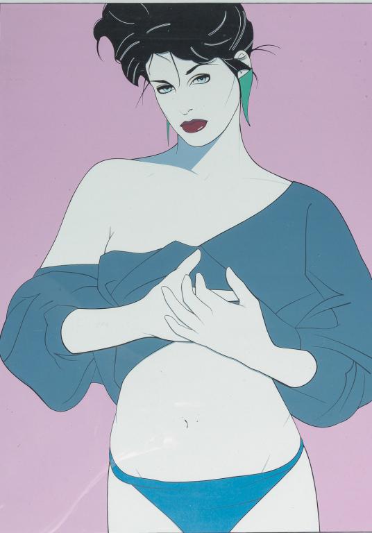 "CHARLOTTE" PRINT, PATRICK NAGEL ESTATE. (1 of 2)