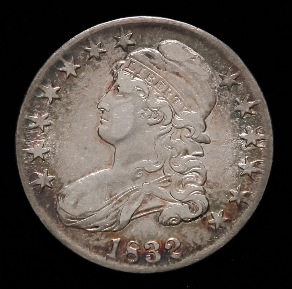1832 CAPPED BUST SILVER HALF DOLLAR (1 of 2)