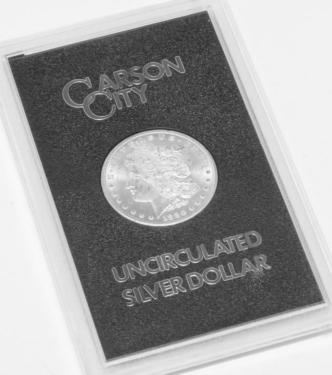 1880 CARSON CITY MINT MORGAN SILVER DOLLAR (1 of 3)