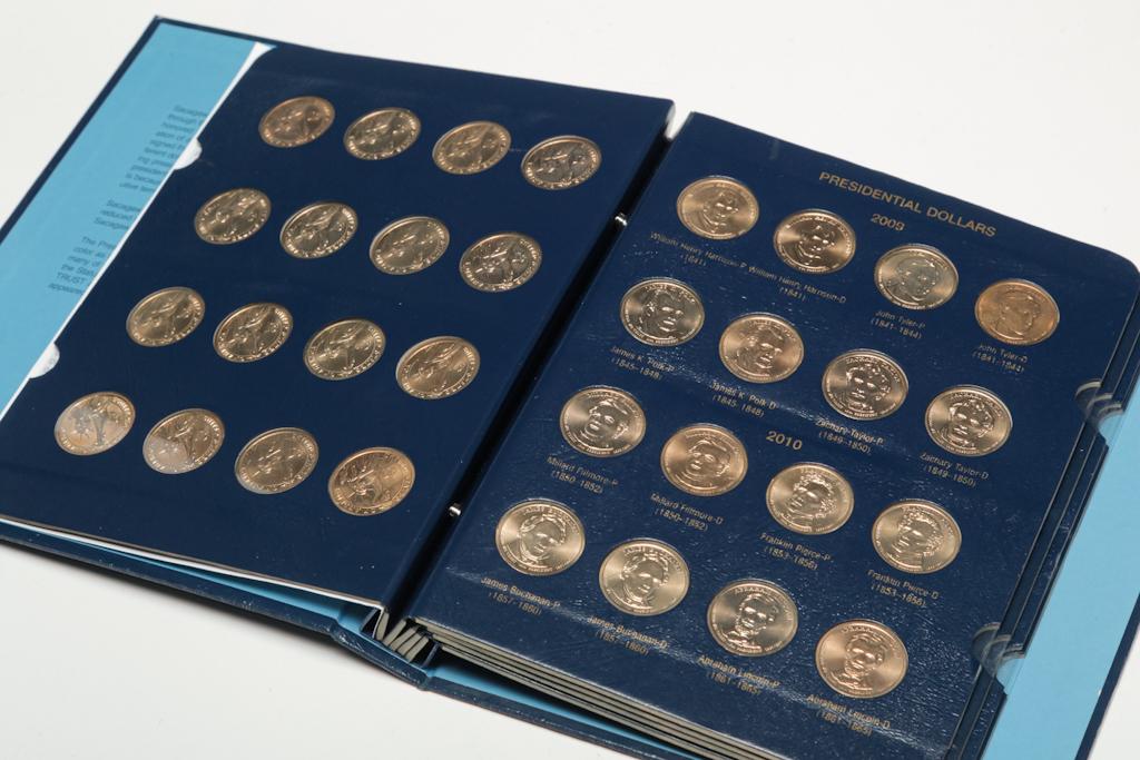 WHITMAN ALBUM WITH PRESIDENTIAL DOLLARS 2007-2016 (1 of 4)