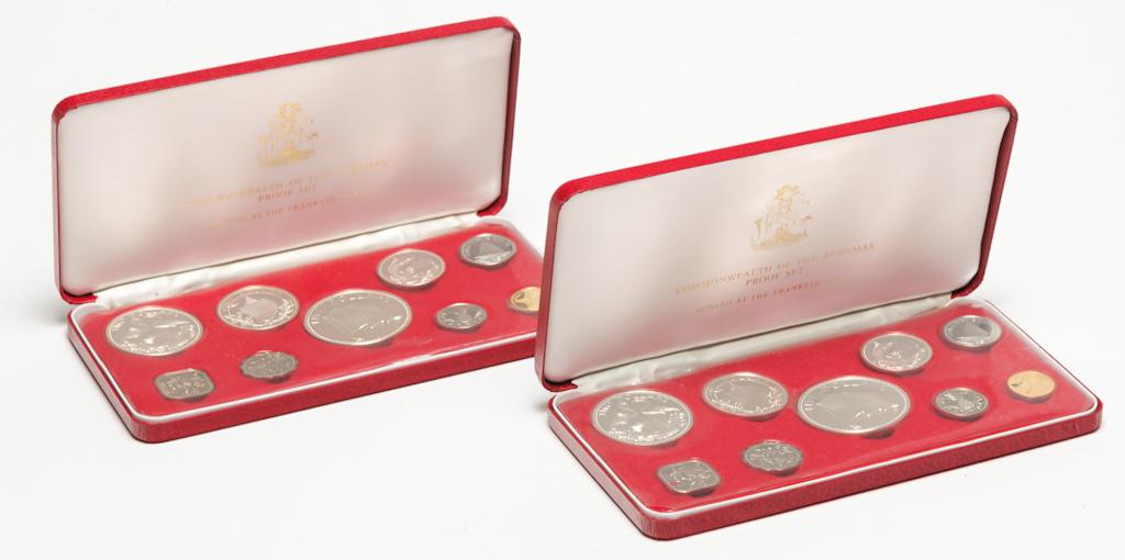 TWO 1974 COMMONWEALTH OF THE BAHAMAS PROOF SETS (1 of 4)