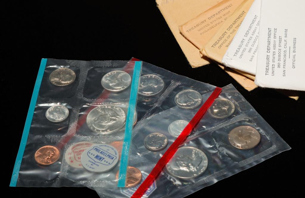 FOURTEEN U.S. MINT SILVER PROOF SETS (1 of 2)