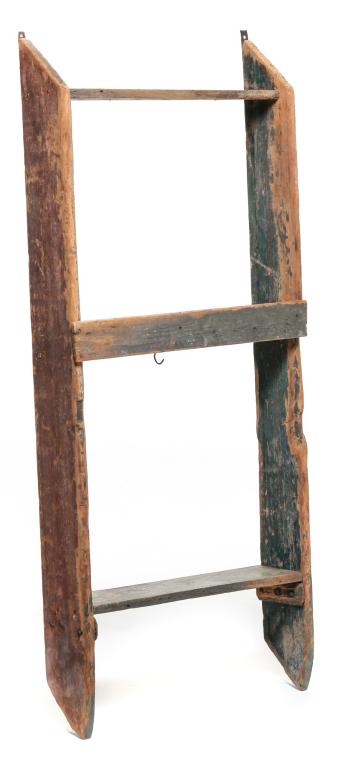 AMERICAN PRIMITIVE HANGING SHELVES. (1 of 2)