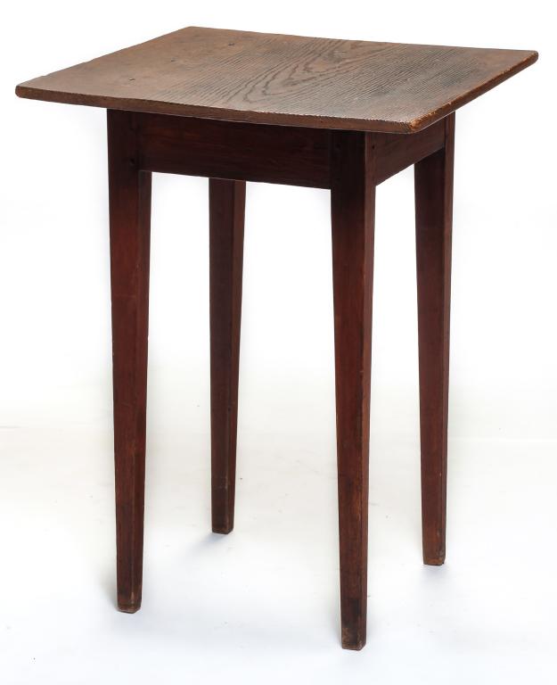 AMERICAN COUNTRY HEPPLEWHITE WORK TABLE. (1 of 3)