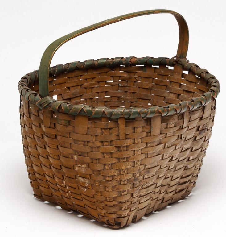 AMERICAN PAINTED BASKET. (1 of 2)