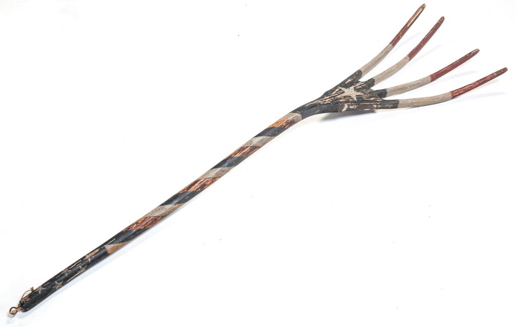 AMERICAN PATRIOTIC PITCHFORK. (1 of 3)