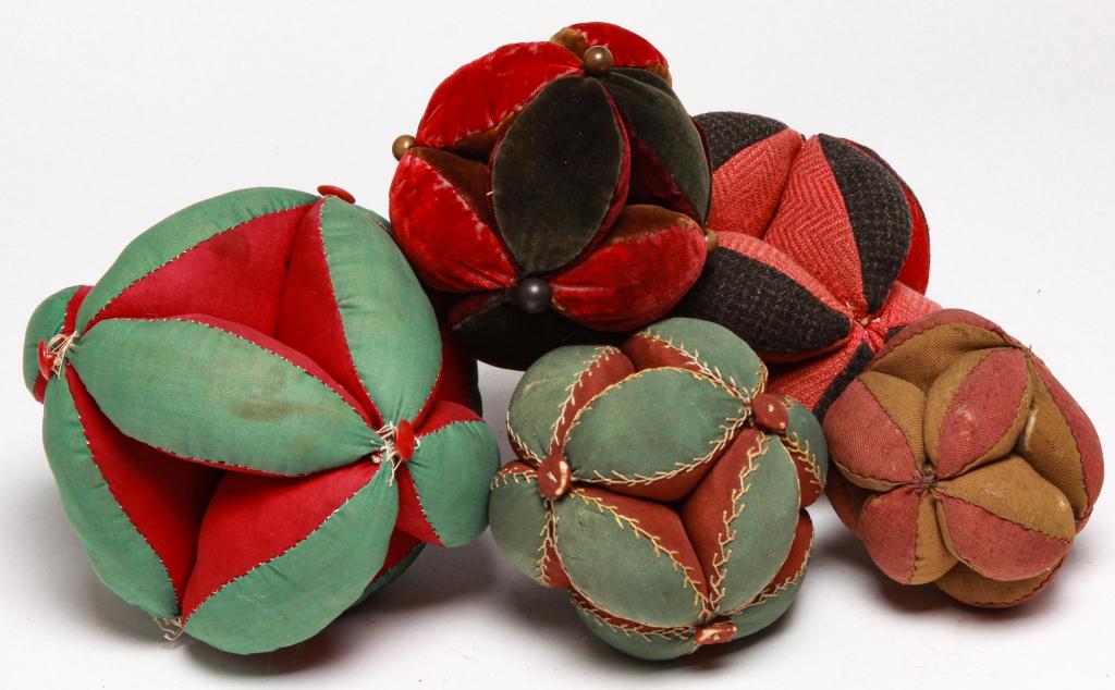 TWELVE AMERICAN PINCUSHIONS. (1 of 2)