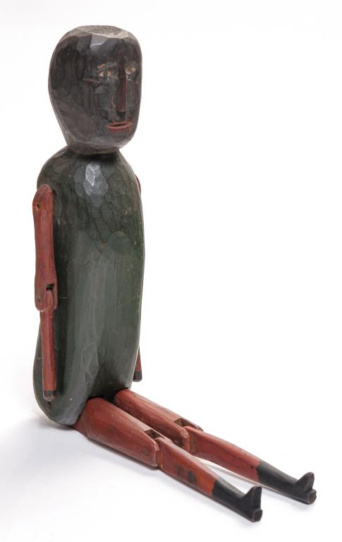 ARTICULATED AFRICAN AMERICAN DANCING MAN. (1 of 3)
