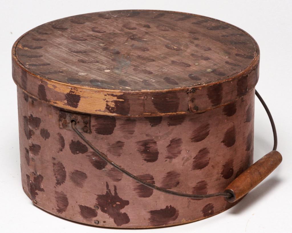 AMERICAN PAINTED BENTWOOD CARRIER. (1 of 3)